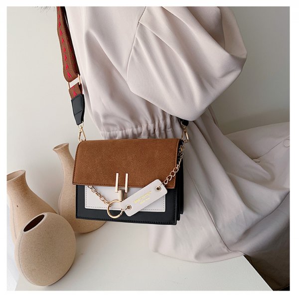 Korean fashion matte shoulder bag small square bag